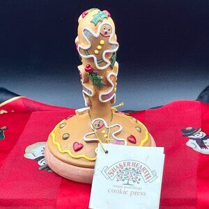 Shaker Hearth Cookie Press Holiday Christmas Gingerbread Man 1997 Recipe Book